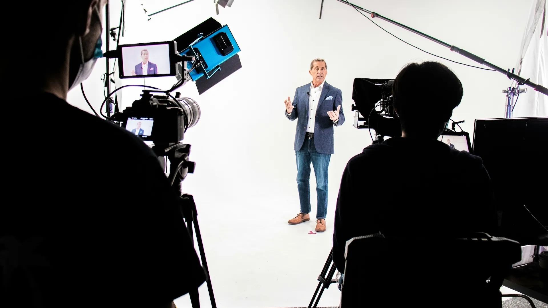 Behind the scenes on a Dorian Media production