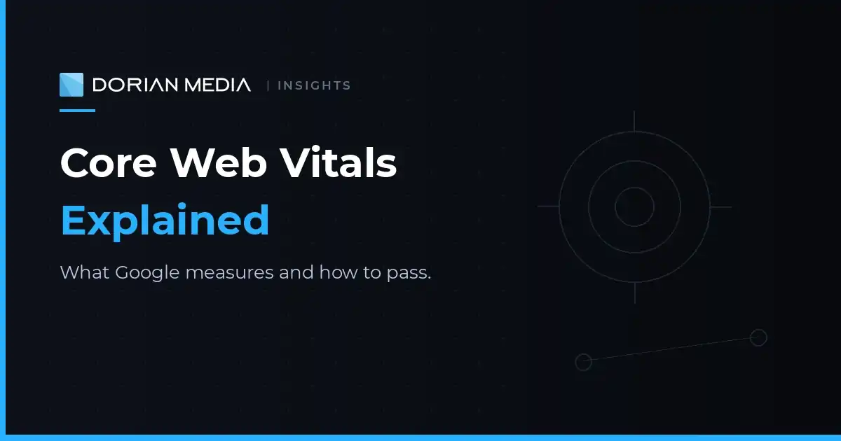 Core Web Vitals explained, what Google measures and how to pass the assessment