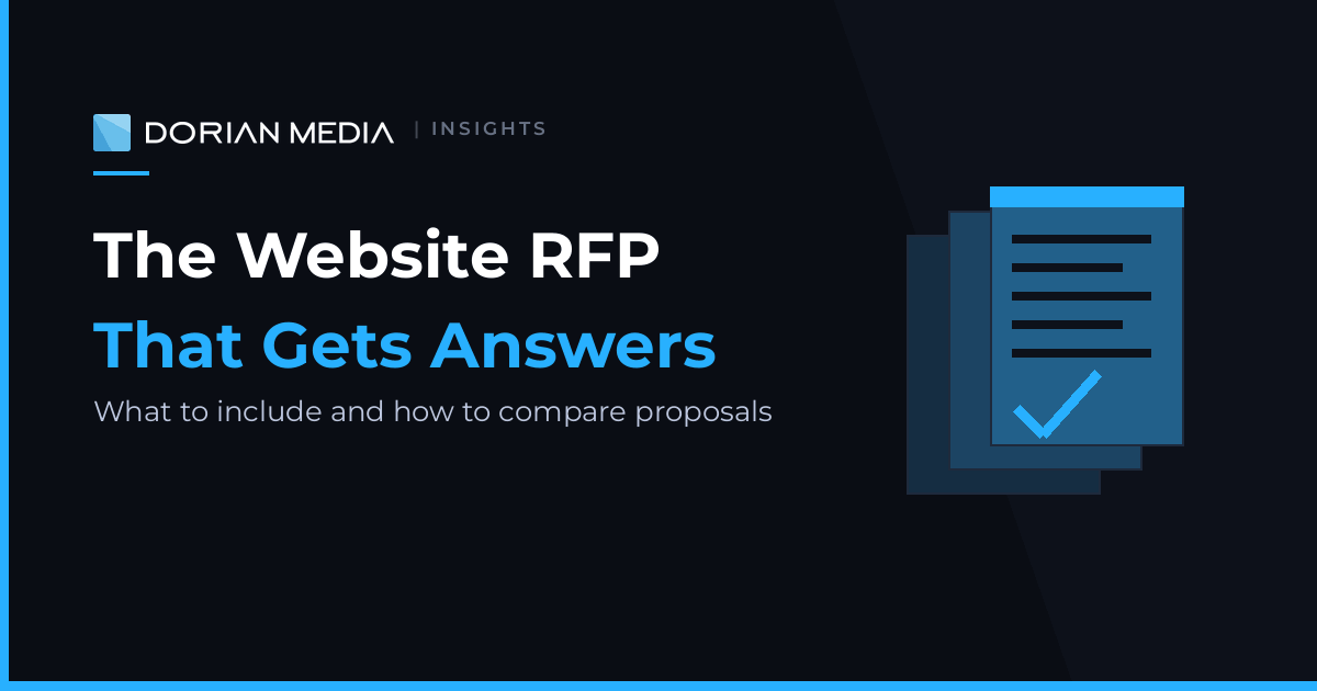 Website RFP: What to Include and How to Score Proposals