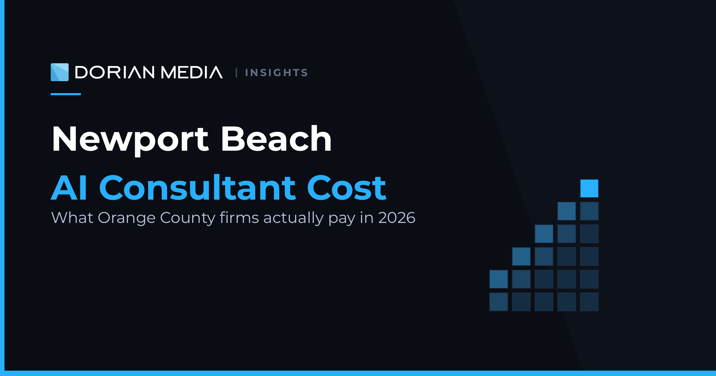 Newport Beach AI Consultant Cost: What Orange County Firms Pay