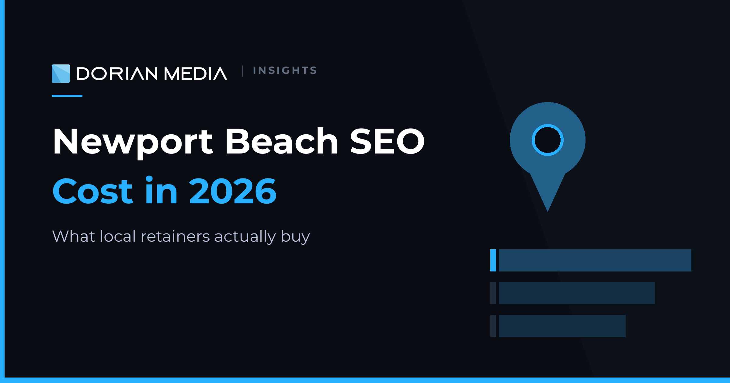 Newport Beach SEO Cost: What Local Retainers Actually Buy